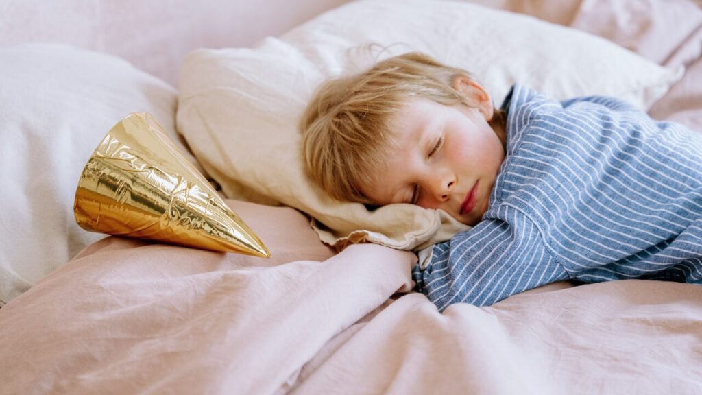 寝ている子ども