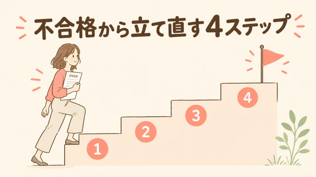 不合格から立て直す4ステップ