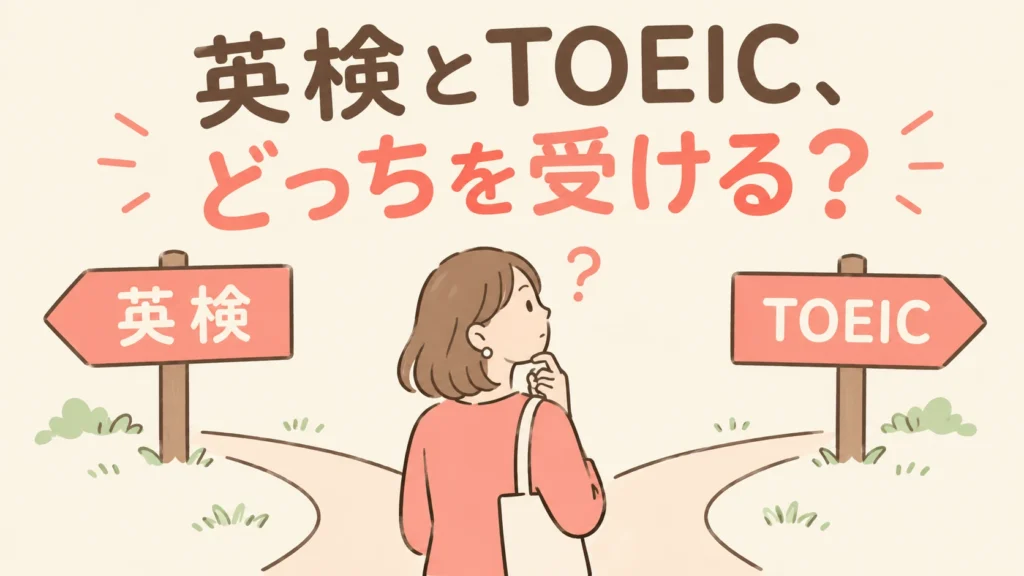 英検準1級とTOEIC、どっちを受けるべき？