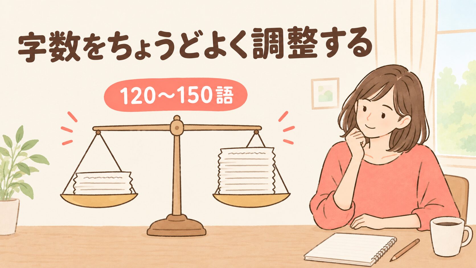英検準1級ライティング 英作文の字数を120〜150語に調整する